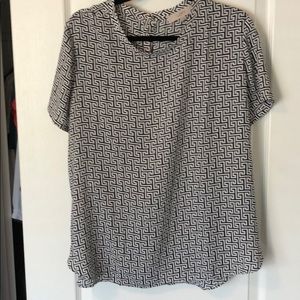 Ann Taylor LOFT short sleeve blouse